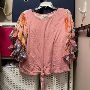 Umgee pink blouse